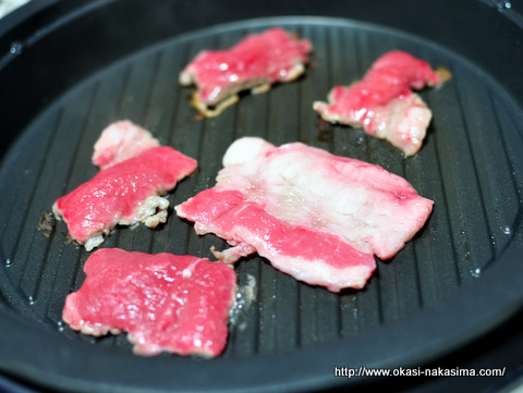 焼き肉開始