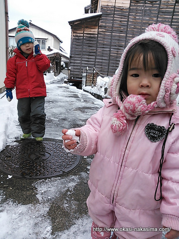 雪遊び 雪遊び