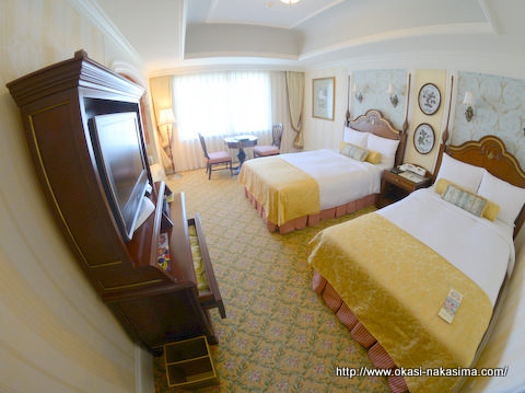 ディズニーランドホテルの部屋