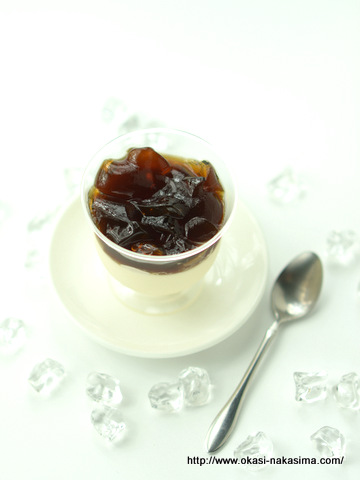 水出しコーヒーのブランマンジェ