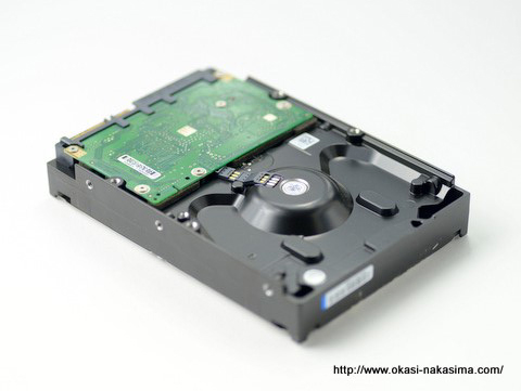 取り外したHDD 取り外したHDD