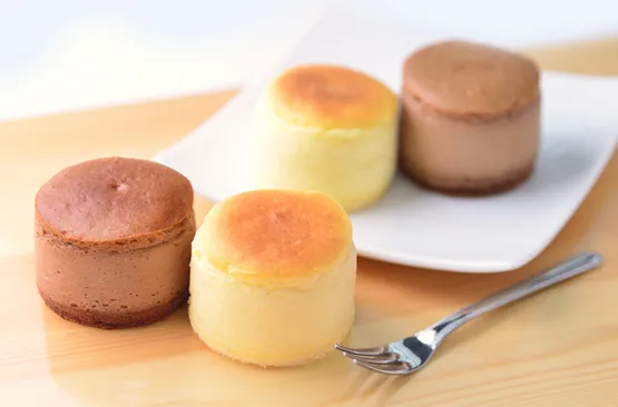 チーズとショコラのスフレセット