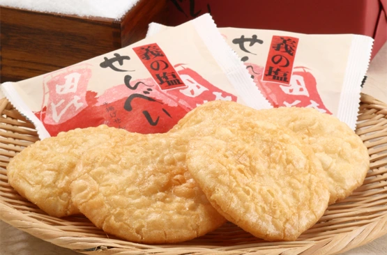 義の塩せんべい11枚箱入