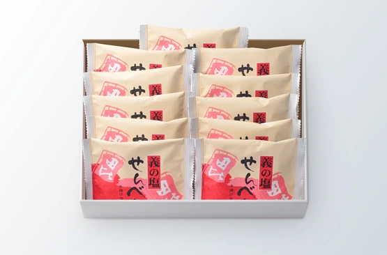 義の塩せんべい11枚箱入