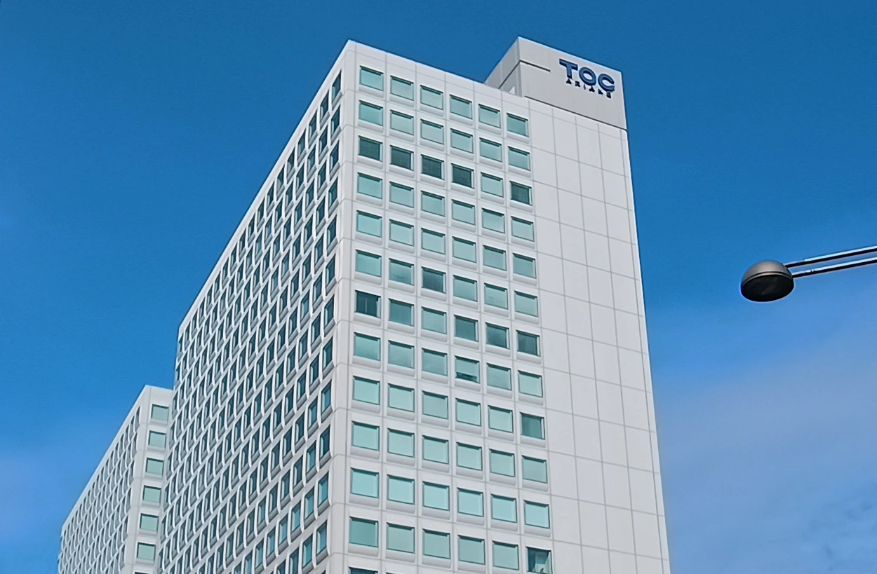 展示会の行われたビル