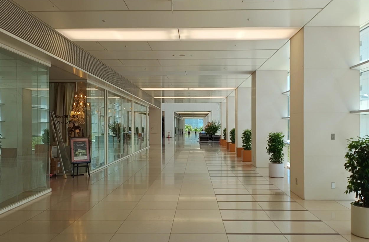 展示会の行われたビル