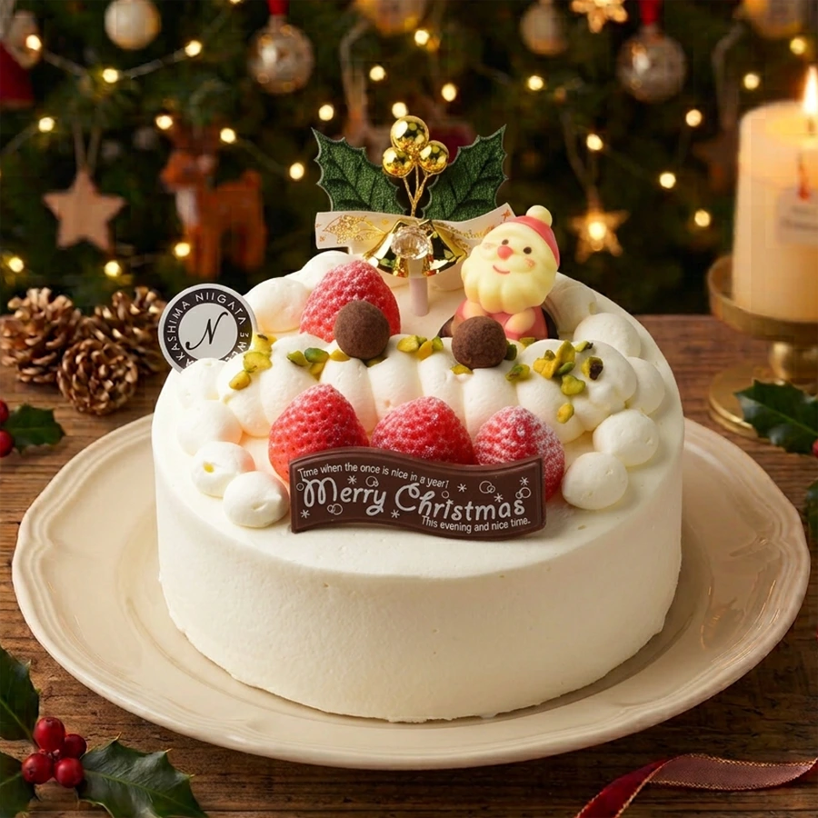 サンタさんからの贈り物(生クリーム) | 2026年・クリスマスケーキ